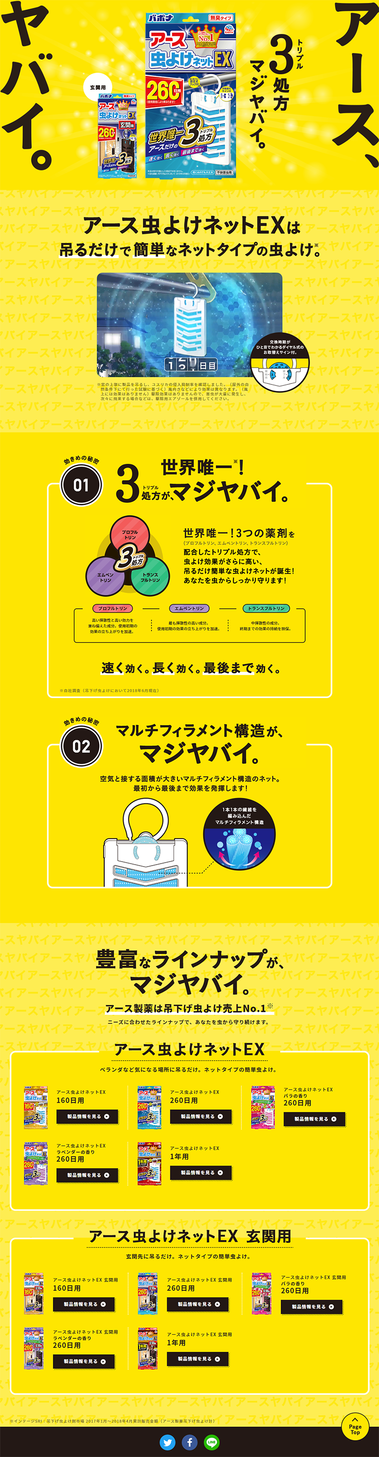 Aasu Mushiyoke Net EX LP design (goods / yellow / Lively type) PC version