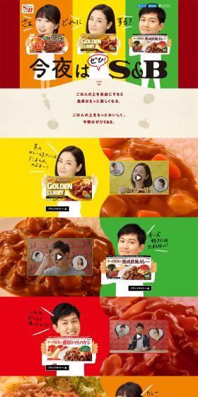 Tonight, S&B is a must. LP design (food / Multi-color type / Simple) PC version