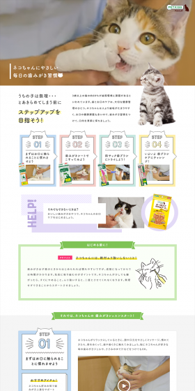 PETKISS LP design (Pets, Flowers, DIY Tools / White-based / Simple) PC version