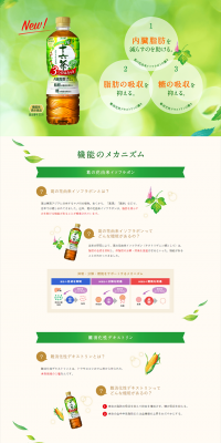 Jurokucha Plus LP design (Beverages and Alcohol / Green tones / Health and Wellness) PC version
