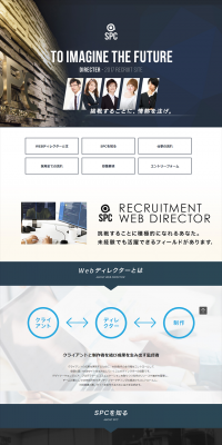 Director Job Site LP design (recruitment / Shades of blue / Trust and Safety) PC version