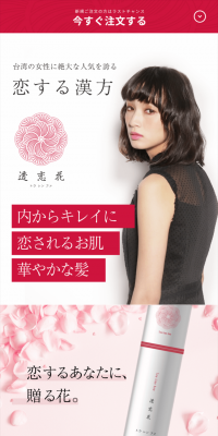 Tourenka LP design (Health and Beauty Foods and Supplements / Red tones / Refined style) PC version