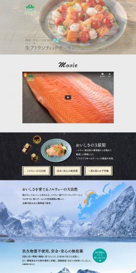 Fresh Atlantic Salmon LP design (food / Black-colored / Natural style) PC version