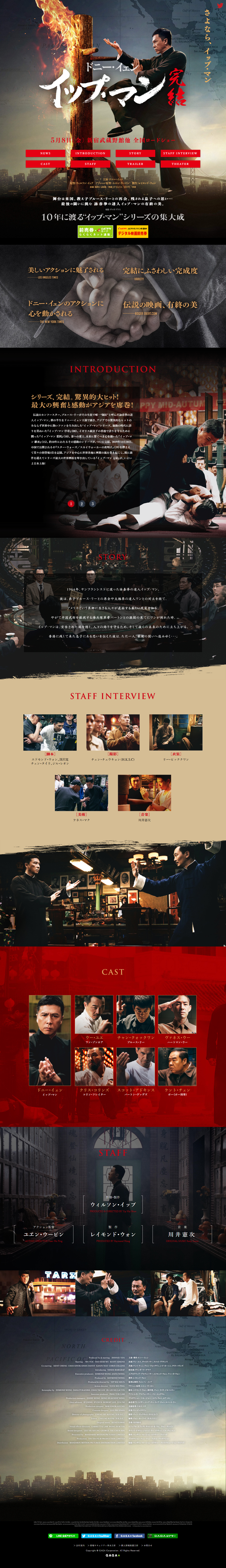 Movie "Ip Man 4: The Finale" LP design (TV, Movies, Anime / Black-colored / Arts) PC version
