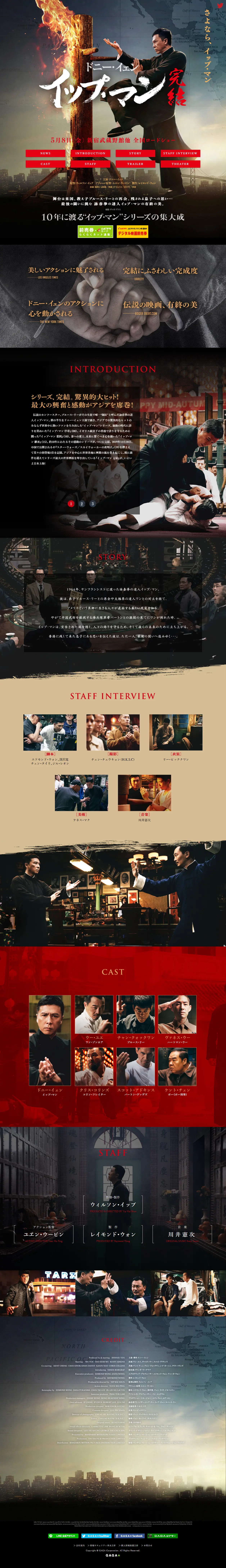 映画『イップ・マン 完結』のLPデザイン（TV・映画・アニメ／ブラック系／アート・芸術系）PC版