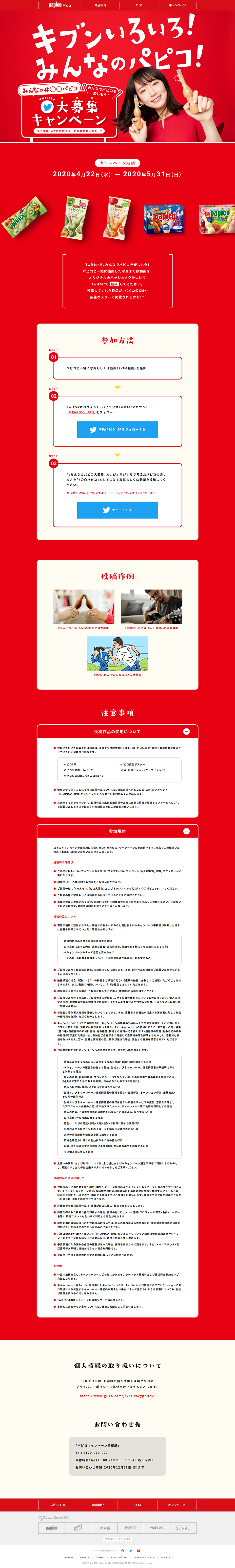 Papico LP design (Internet service / Red tones / Strong) PC version