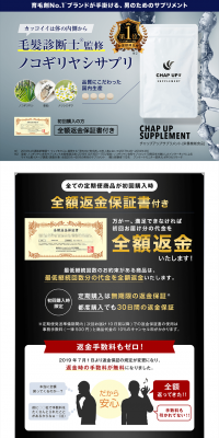ChapUp Supplement LP design (Health and Beauty Foods and Supplements / Shades of blue / Trust and Safety) PC version