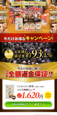 Shijimi Garlic Egg Yolk LP design (Health and Beauty Foods and Supplements / Brown tones / Health and Wellness) PC version