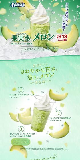 Halo-Halo Fruit Ice Melon LP design (Sweets and Snacks / Green tones / Refreshing type) PC version