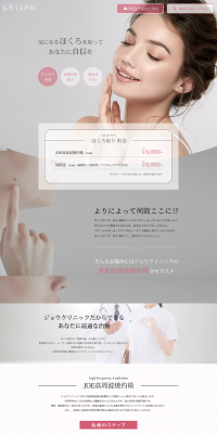 Mole removal treatment LP design (Beauty services / Shades of grey / Refined style) PC version