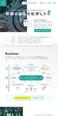 SmartDrive Inc. LP design (Services, Insurance, and Finance / Green tones / Cool style) PC version