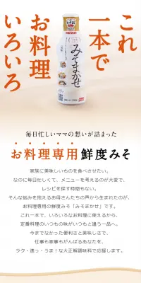 みそまかせのLPデザイン（食品／ベージュ系／キレイ系）スマホ版