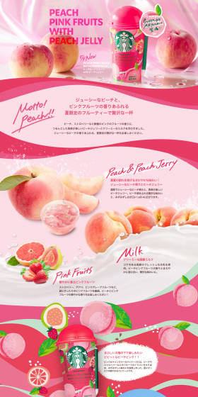 Peach Pink Fruit with Peach Jelly LP design (Beverages and Alcohol / Pink shades / Arts) PC version