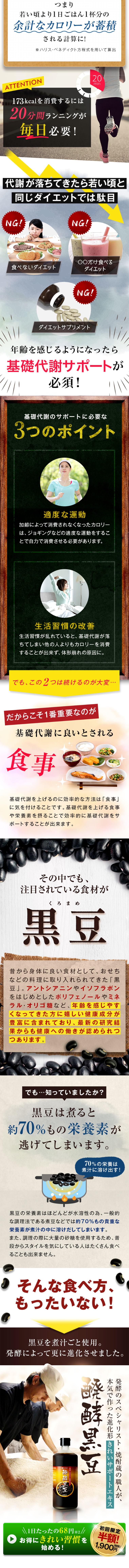 Fermented black beans LP design (Health and Beauty Foods and Supplements / Black-colored / Health and Wellness) Mobile version