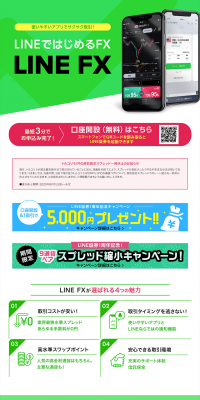Start FX with LINE LP design (Services, Insurance, and Finance / Green tones / Simple) PC version