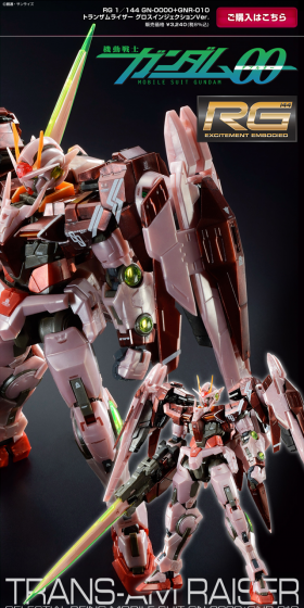 RG 1/144 Trans-Am Raiser Gloss Injection Ver. LP design (Kids, Baby, Toys / Black-colored / Cool style) PC version