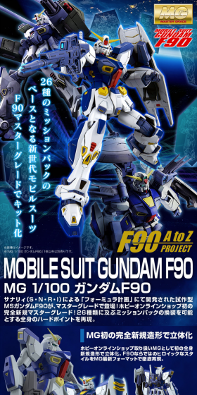 MG 1/100 Gundam F90 LP design (Kids, Baby, Toys / Shades of blue / Cool style) PC version