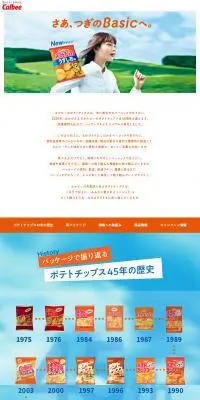 さあ、つぎのBasicへ。のLPデザイン（企業・会社・お店／オレンジ系／爽やか系）PC版