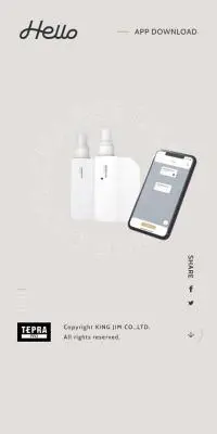 HelloのLPデザイン（インターネットサービス／グレー系／シンプル系）スマホ版