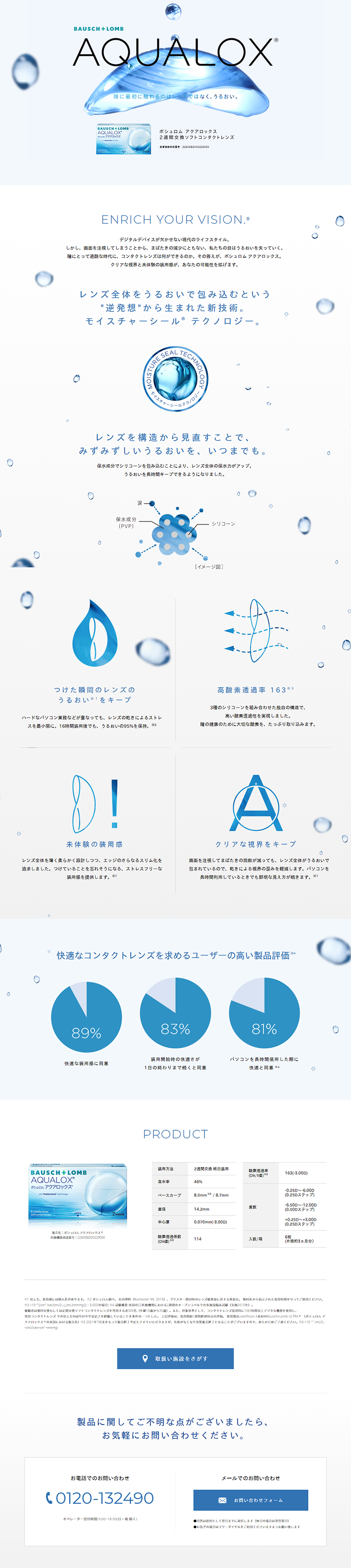 AQUALOX LP design (Beauty, Skincare, Fragrance / White-based / Clean-cut) PC version