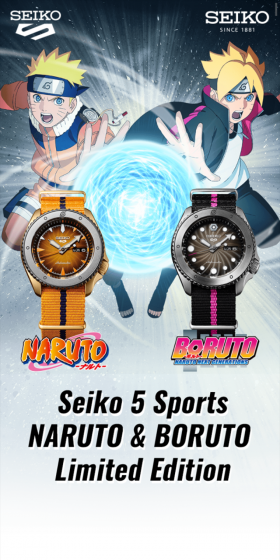 NARUTO & BORUTO コラボレーション限定モデルのLPデザイン（ファッション／カラフル系／かっこいい系）スマホ版