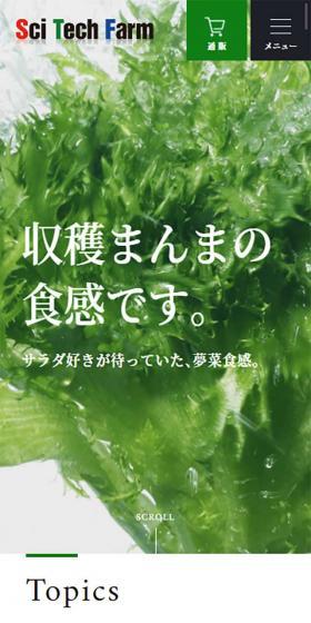 株式会社サイテックファームのLPデザイン（健康・美容食品・サプリ／オレンジ系／シンプル系）スマホ版