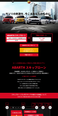 Abarth Special Support LP design (Cars, Motorcycles, Bicycles / Black-colored / Cool style) PC version