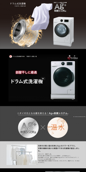 Front-loading washing machine FL81R-W LP design (Consumer electronics / Black-colored / Trust and Safety) PC version