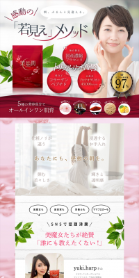 Bishijun LP design (Health and Beauty Foods and Supplements / Red tones / Refined style) PC version