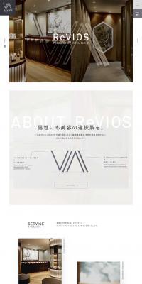 ReVIOS LP design (Services, Insurance, and Finance / Shades of grey / Simple) PC version
