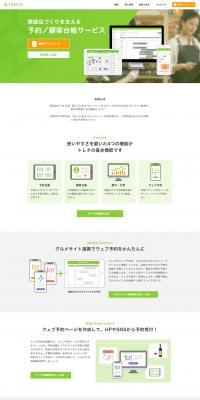 Toreta LP design (Internet service / Green tones / Trust and Safety) PC version