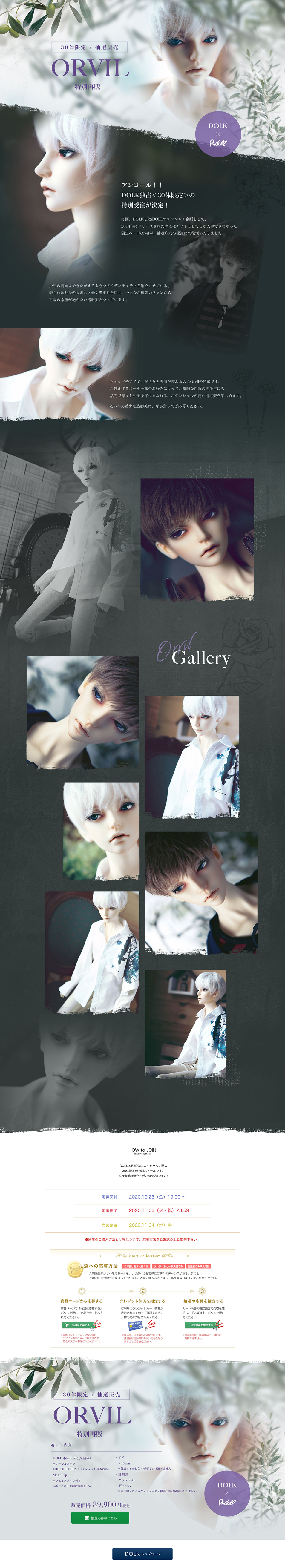 DOLK×RSDOLL 特別再販 ORVILのLPデザイン（キッズ・ベビー・玩具／グレー系／シンプル系）PC版