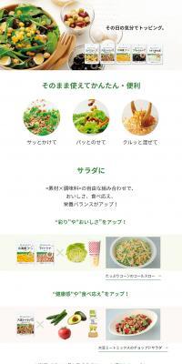 Salad Club LP design (food / White-based / Simple) PC version