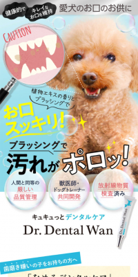 ドクターデンタルワンのLPデザイン（ペット・花・DIY工具／ブルー系／健康・癒し系）スマホ版