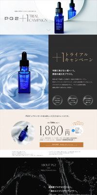 PG2+1TRIALCAMPAIGN LP design (Beauty, Skincare, Fragrance / Black-colored) PC version