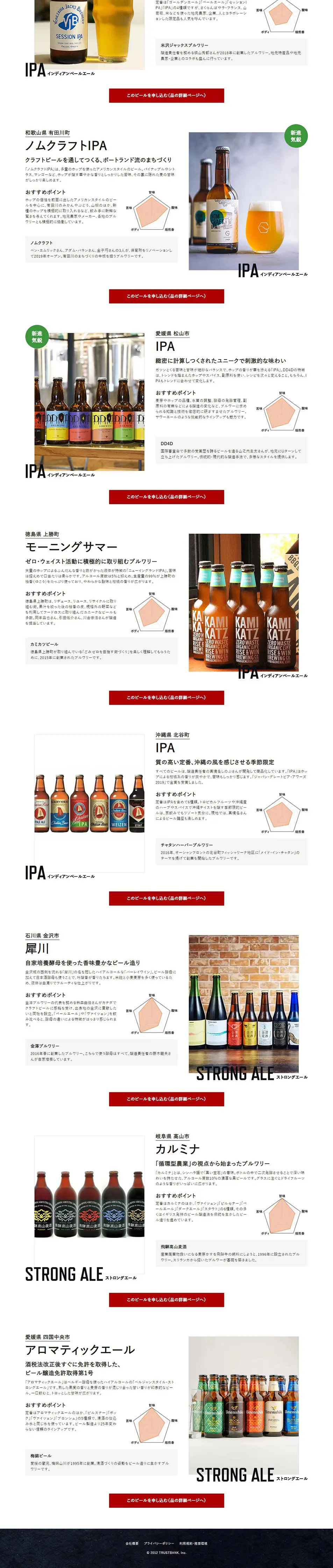 ふるさとチョイスのおうちでクラフトビールのLPデザイン（イベント・キャンペーン・体験／ホワイト系／にぎやか系）PC版