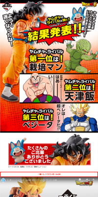 Ichiban Kuji Dragon Ball HISTORYOFRIVALS LP design (Kids, Baby, Toys / Red tones / Cool style) PC version