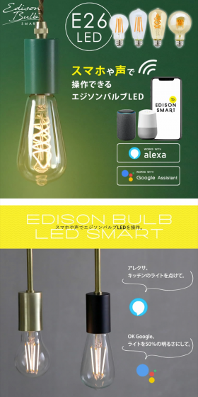 E26 Edison Bulb LED Smart LP design (Consumer electronics / Green tones / Trust and Safety) PC version