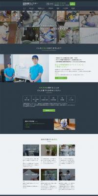 Special Cleaning Meister LP design (Businesses, companies, stores / Shades of blue / Simple) PC version