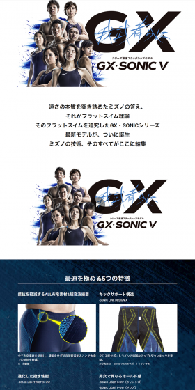 GX・SONICV LP design (sports / Shades of blue / Trust and Safety) PC version