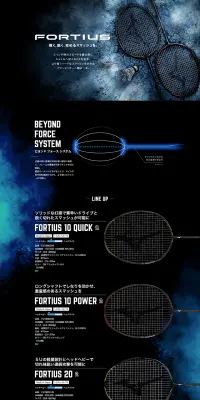 FORTIUSのLPデザイン（スポーツ／ブラック系／かっこいい系）PC版