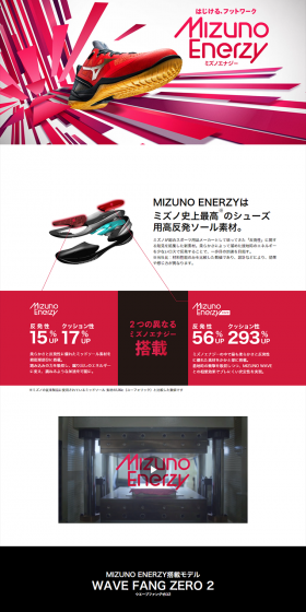 MIZUNOENERZY LP design (sports / Pink shades / Cool style) PC version