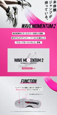 ウエーブモーメンタム 2のLPデザイン（スポーツ／ピンク系／爽やか系）PC版