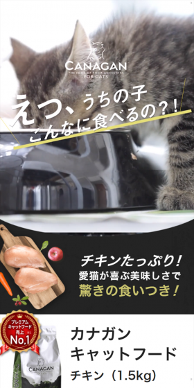 グレインフリープレミアムキャットフードのLPデザイン(ペット・花・DIY工具/ホワイト系/健康・癒し系)スマホ版