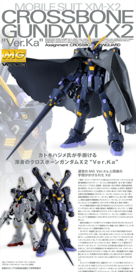 MG 1/100 Crossbone Gundam X2 Ver.Ka LP design (Kids, Baby, Toys / White-based / Cool style) PC version