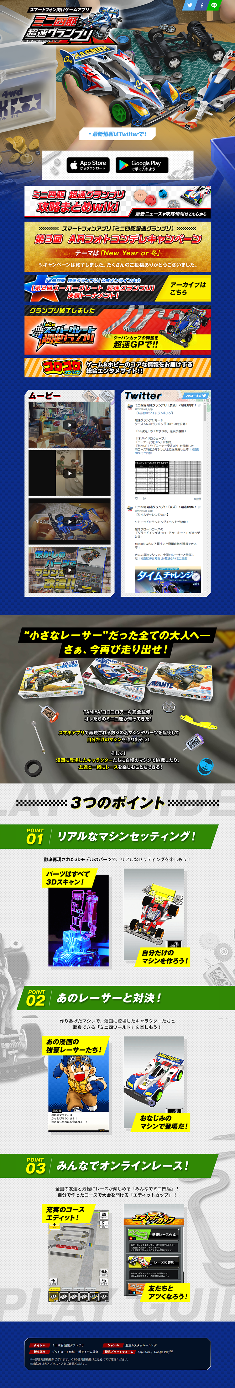 Mini Yonku Chosoku Grand Prix LP design (Books, Music, Games / Shades of blue / Lively type) PC version