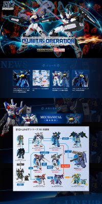 新機動戦記ガンダムＷ DUAL STORY G-UNIT Re:OPERATIONのLPデザイン（玩具・ホビー・フィギュア／ブルー系／かっこいい系）PC版