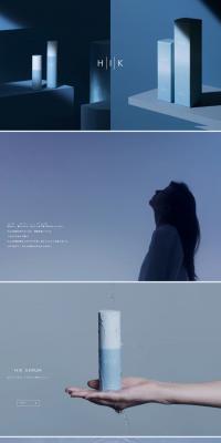 HIK LP design (Beauty, Skincare, Fragrance / Shades of blue / Refined style) PC version