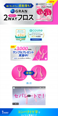 GRAN Floss LP design (goods / White-based / Clean-cut) PC version