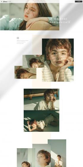 Loneliness LP design (Beauty services / Shades of grey / Simple) PC version